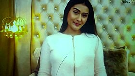 Camila sugar strips and teases with ripped clothes