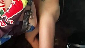 Zena, a shemale ladyboy, passionately fucks with her big monster cock in intense sessions