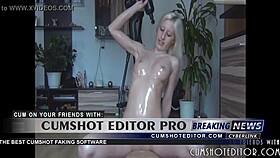 Young Blonde College Girl Filled with Cum POV?