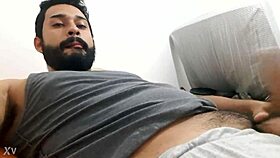 Brazilian guy jerks off in explicit sex detail