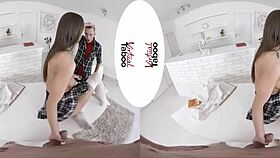 Cheating wife gives head to big cock