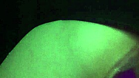 amateur girl plays with homemade vibrator on her shaved pussy, using toys for intense masturbation fun 😏