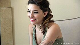 zara brooks' casting interview turns into hardcore doggystyle fucking with mr producer