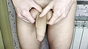 Supermdick33 teases foreskin in wild closeup action!