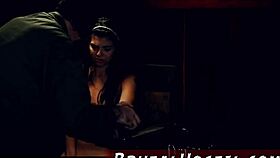 punish tiny latina slut with gangbang anal in chinese toilet 😈