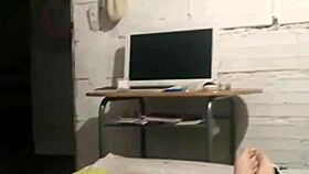 Petite Latina Bent Over In Doggystyle Home Sex