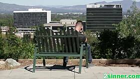 Cougar Flexes Legs for Intense Bareback Penetration with Handsome Dude!