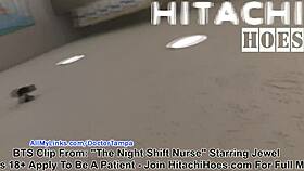 Behind the scenes with Jewels, the night shift nurse chatting in patient room! 😊