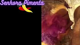 Intense handjob and blowjob compilation with milf senhora pimenta and her partner
