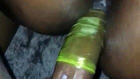 i messed up and got my gooey pussy all wet with that big black monster cock