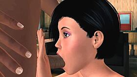 Step dad Preston Parker fucks stepdaughter Alyce Anderson quickly before wife wakes up!