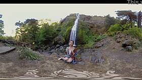 milf carmen enjoys a steamy outdoor masturbation session