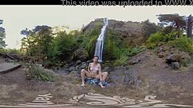 milf carmen enjoys a steamy outdoor masturbation session