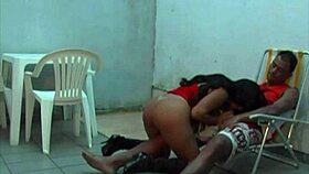 Passionate Backyard Encounter With Cousin Without Condom