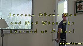 janessa blows her folks in cowgirl riding at college 😏