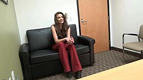 Zelda Endures Rough Casting Interview on Sofa