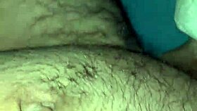 shemale fucks pillow until cumming hard