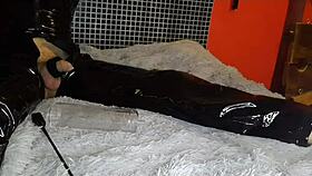 dominatrix nika pumps slave cock with armpit fetish