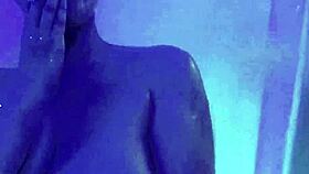 sexy wrestler tries double toy action