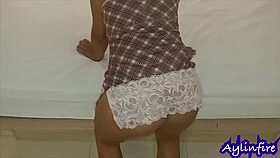 Latina Fucks Cleaning Boy in Hotel