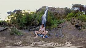 milf carmen enjoys a steamy outdoor masturbation session