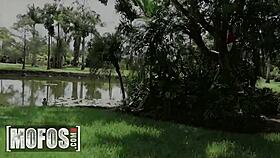 cute redhead teen xeena mae riding a huge cock in cowgirl, getting a big jizz load on her face