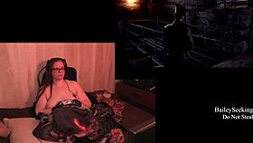 Naked BBW with tattoos and piercings plays The Quarry part 9 nude