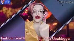 Total Jerk Off Addict Goddess in Glasses