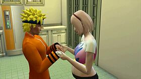 Hinata porno cap4: Naruto spørger Sakura om knul-råd, fører til intens røvknul med veninde.