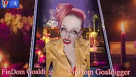 Total Jerk Off Addict Goddess in Glasses