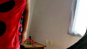 Stepsister catches me masturbating