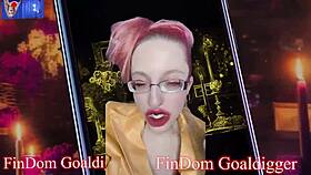 Total Jerk Off Addict Goddess in Glasses