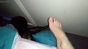 Homemade video of amateur wife exploring with dildo