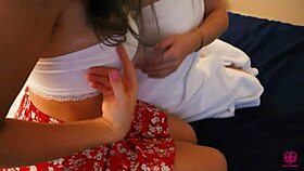 Two Hot Girls with Juicy Bodies Sharing One Guy