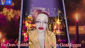 Total Jerk Off Addict Goddess in Glasses
