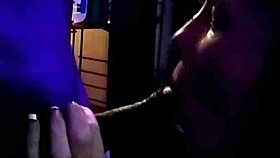 Feeling the intense pleasure as SKS sucks my big black husband's monster cock with such passion.