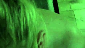 Blonde actress performs facial and blowjob scene