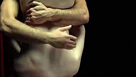 teen in stockings explores anal toys in front of mirror