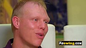 softcore oral fun at a wild pool party with swingers