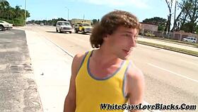 Ebony Thug Deepthroats Muscular Monster Cock