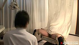 孕婦の医療検査を覗く、ワオ！😲