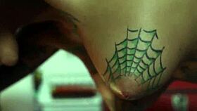 Inked Fantasy Babe Craves Black Cock Pounding