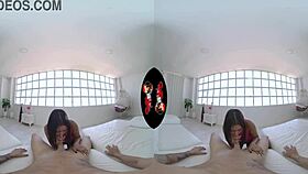 watch this super hot colombian latina riding big ass in pov vr