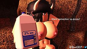 Tattooed milf squirts on big black cock, gets facial