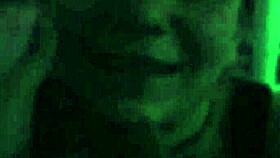 She shows off her throat skills