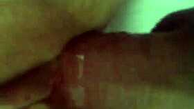 Intense homemade anal creampie quickie