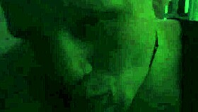 She shows off her throat skills