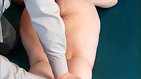 Tied Wife Tickled Sensually with Brush