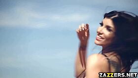 romi welcomes keirans cock in her pussy with a squirting anal fuck