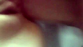 Intense homemade anal creampie quickie